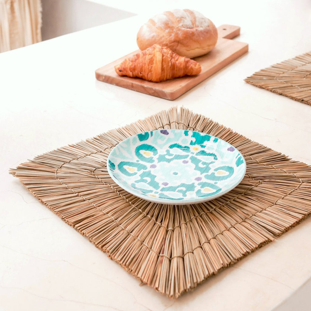 Placemat (Set of 2, 4 or 6), 36 cm | Table Mat VARNA (natural) made of Seagrass - LUXONAS HOME
