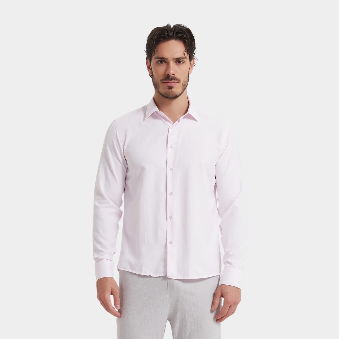 Plain Formal Shirt - Comfort Fit - LUXONAS HOME