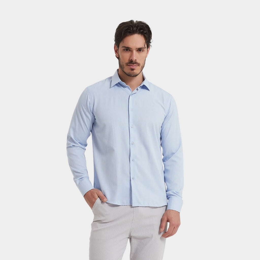 Plain Formal Shirt - Comfort Fit - LUXONAS HOME