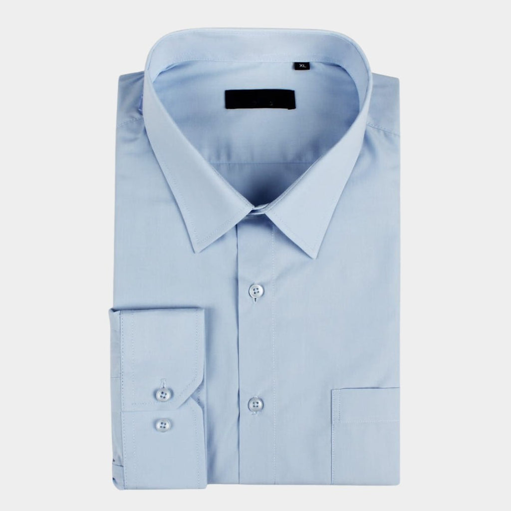 Plain Formal Shirt - Extra Large Size - LUXONAS HOME