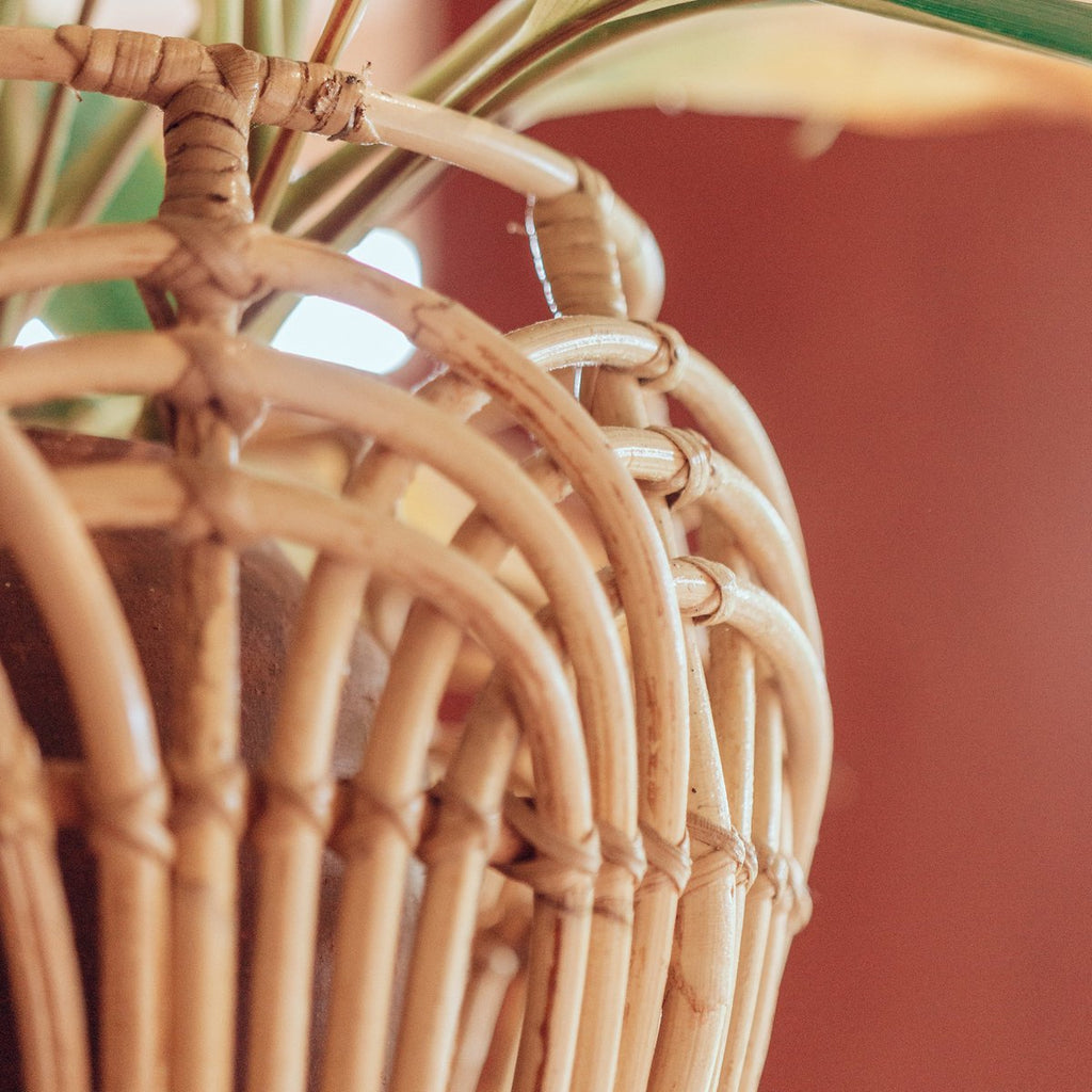 Plant Basket | Laundry Basket | Storage Basket RAHINA Made from Rattan (3 Sizes) - LUXONAS HOME