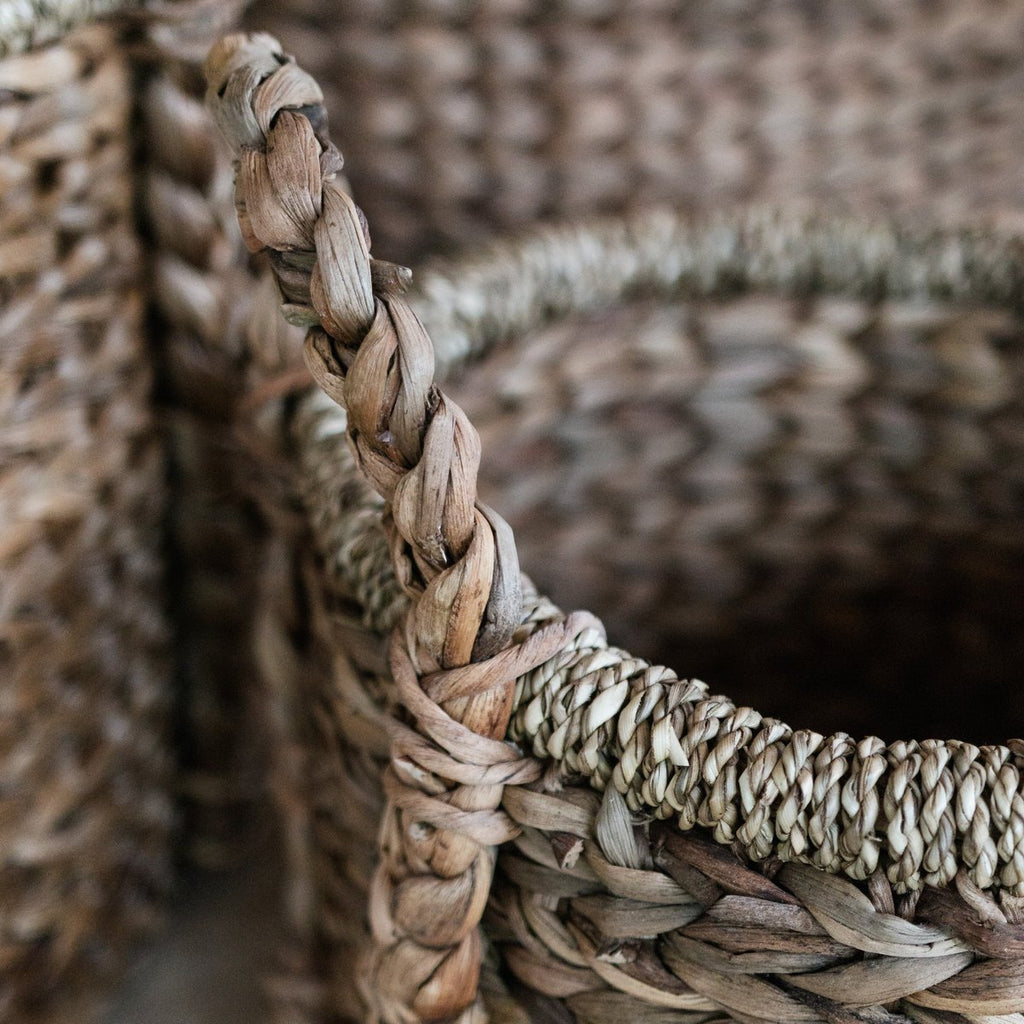 Plant | Basket Storage Basket | Laundry Basket CANGGU made from Water Hyacinth (3 sizes) - LUXONAS HOME