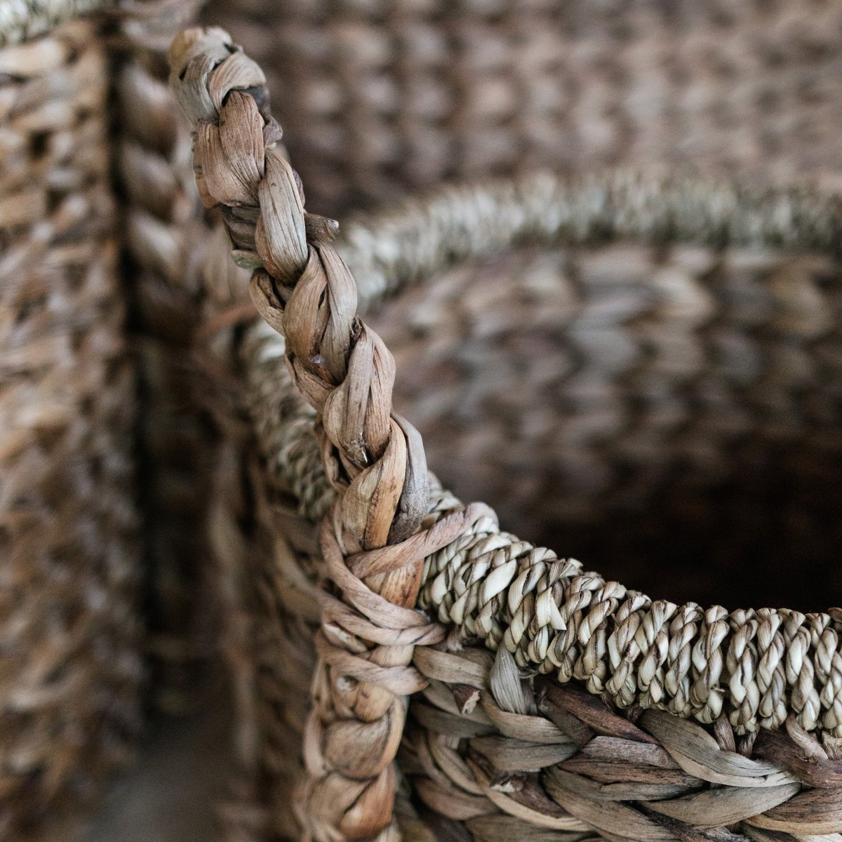 Plant | Basket Storage Basket | Laundry Basket CANGGU made from Water Hyacinth (3 sizes) - LUXONAS HOME