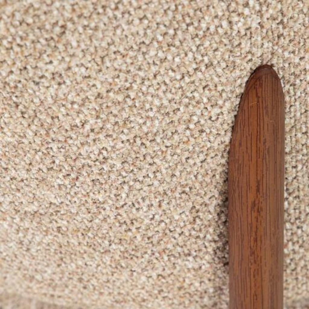 Polyester Boucle Effect Chair - Stylish Comfort for Any Space - LUXONAS