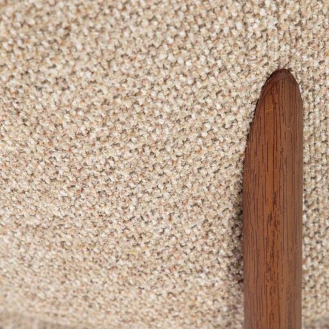 Polyester Boucle Effect Chair - Stylish Comfort for Any Space - LUXONAS