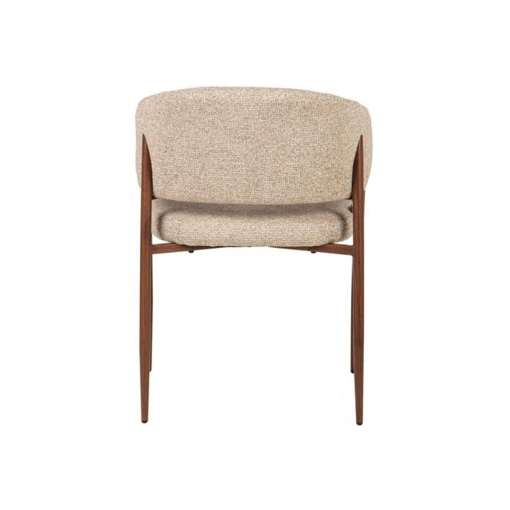 Polyester Boucle Effect Chair - Stylish Comfort for Any Space - LUXONAS