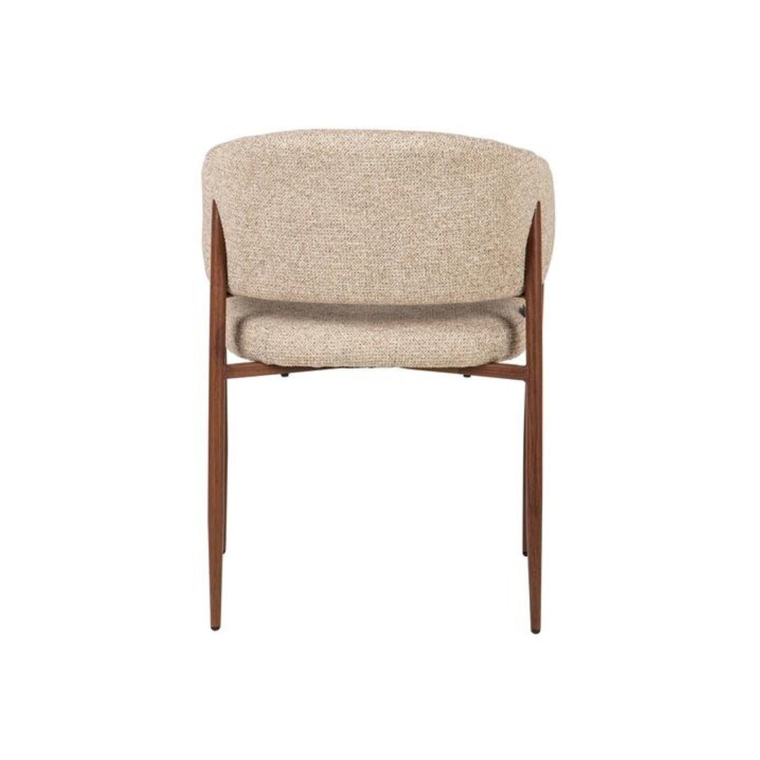 Polyester Boucle Effect Chair - Stylish Comfort for Any Space - LUXONAS