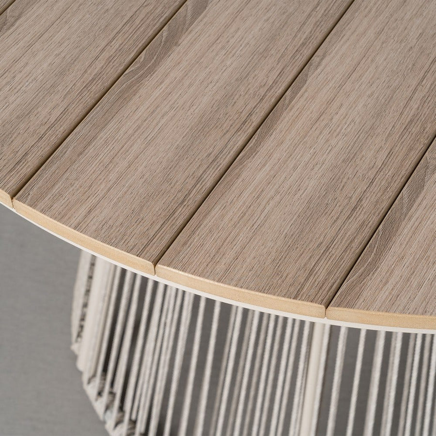 Polywood & PE Rattan Outdoor Dining Table