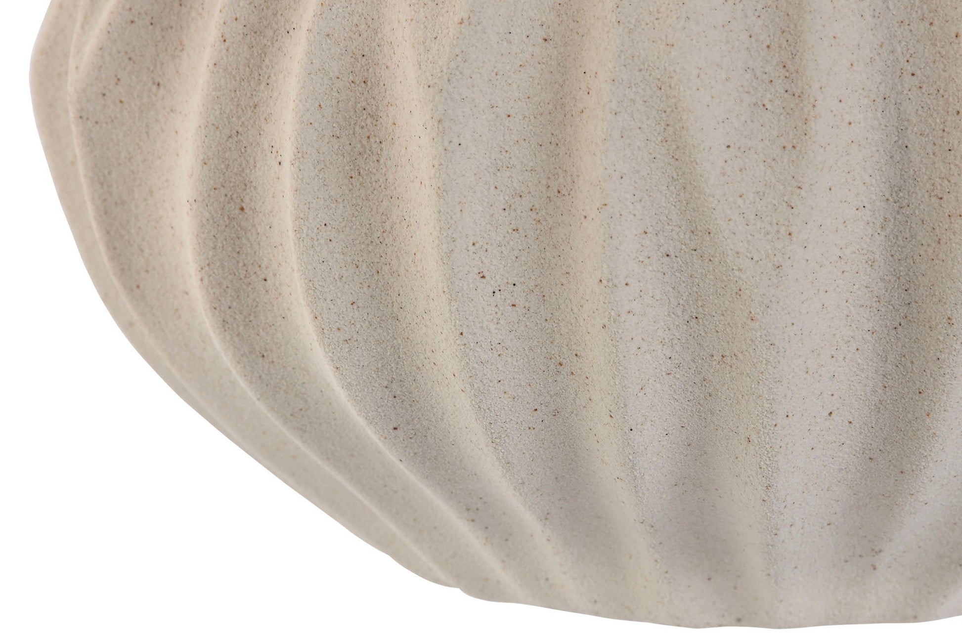 Porcelain Cream Short Vase - LUXONAS