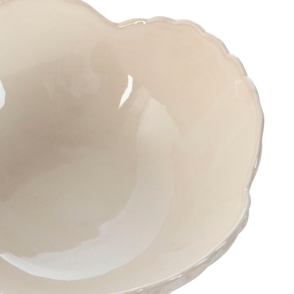 Porcelain Round Leaf Bowl - LUXONAS