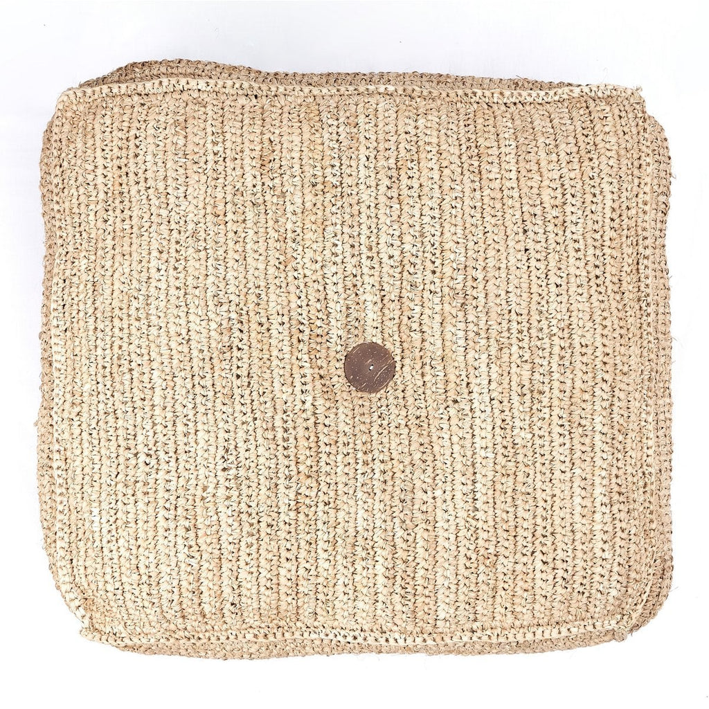 Pouf | PADAR Raffia Beanbag - LUXONAS HOME