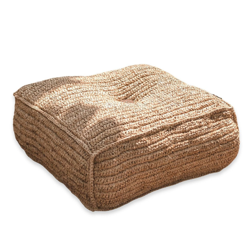Pouf | PADAR Raffia Beanbag - LUXONAS HOME