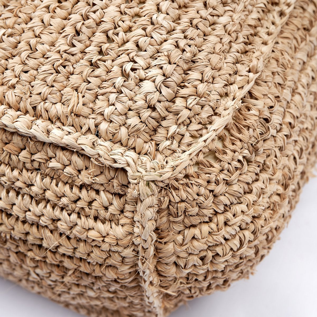 Pouf | PADAR Raffia Beanbag - LUXONAS HOME