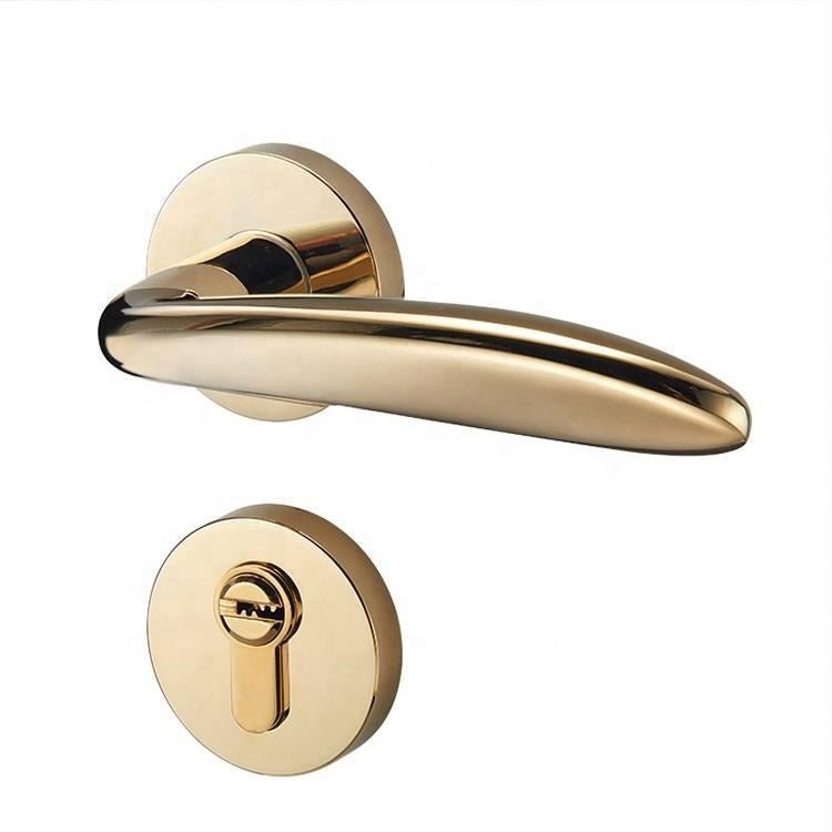 Premium Gold Door Handle Set 8042 - LUXONAS