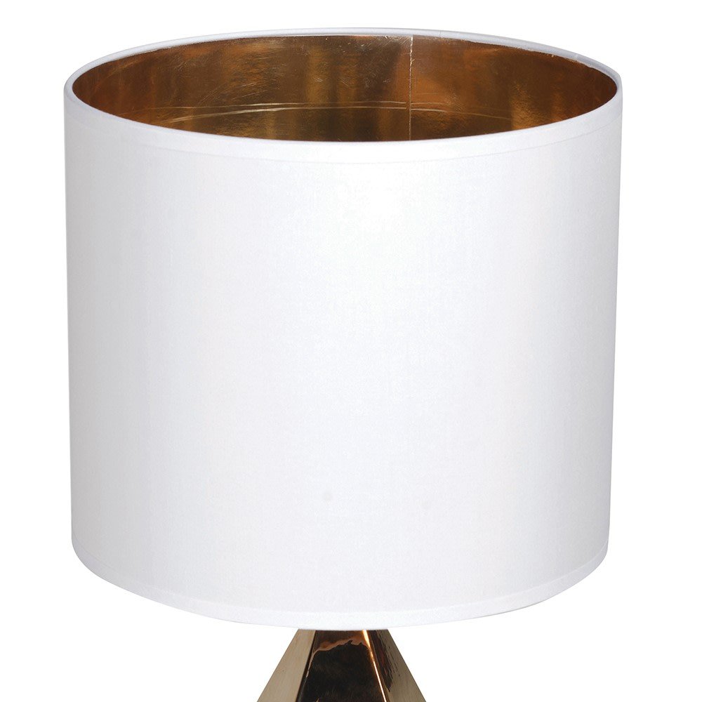 Pyramid Table Lamp with Shade - LUXONAS