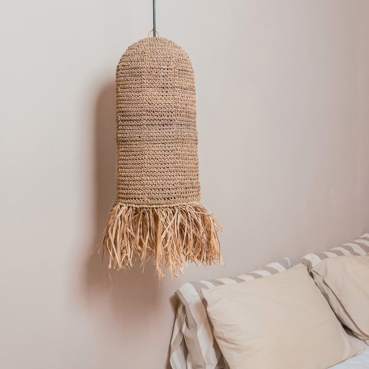 Raffia Lamp | Lampshade | Pendant Lamp KAWAH - LUXONAS HOME