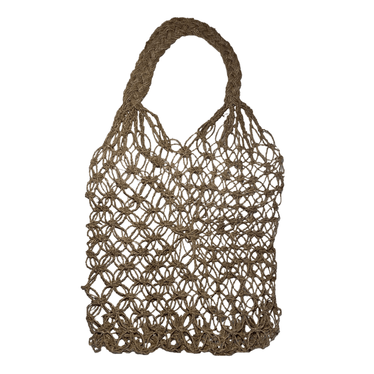 Raffia String Bag | Handwoven Reusable Grocery Light Tote Bag | Handwoven Shopping Bag JEMARI - LUXONAS HOME