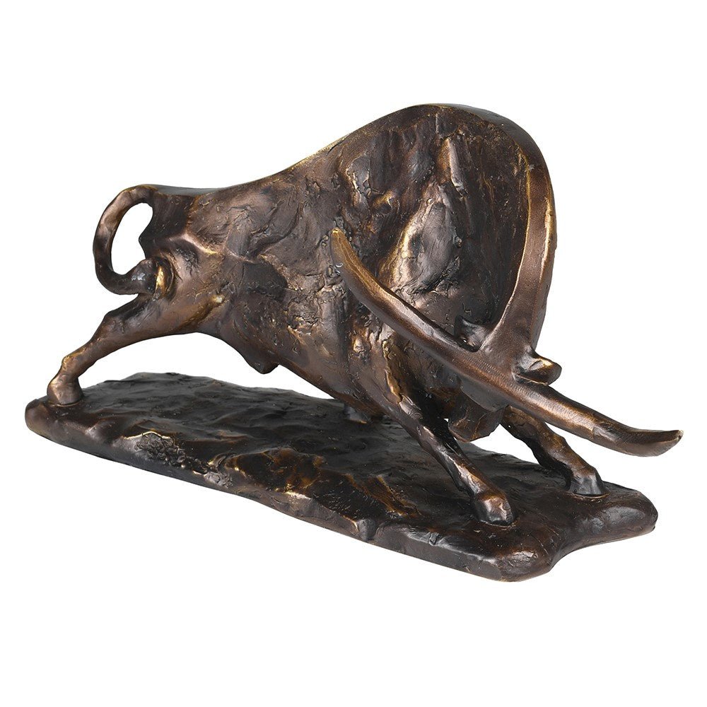 Raging Bull Statue Sculpture - LUXONAS HOME