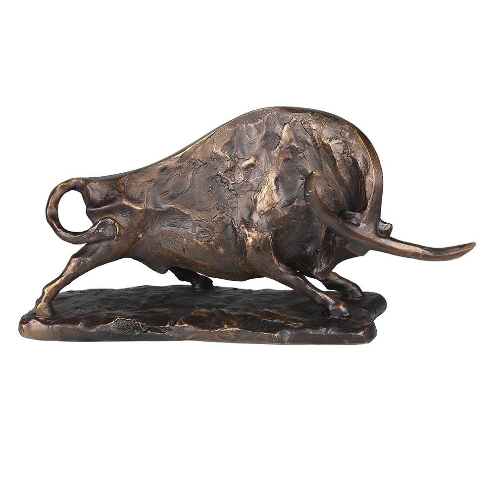 Raging Bull Statue Sculpture - LUXONAS HOME