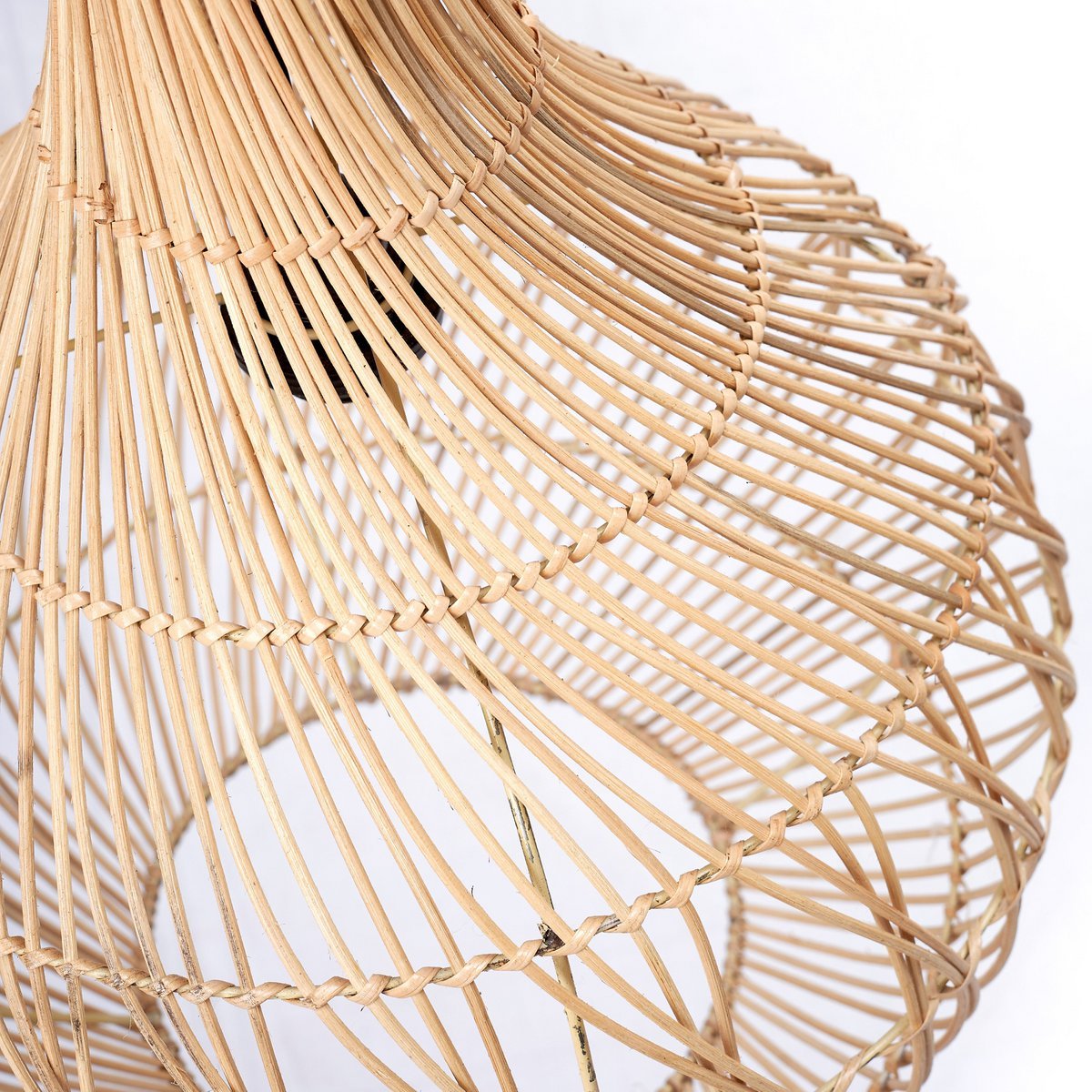 Rattan Lamp | Boho Lampshade | Pendant Lamp KENARI - LUXONAS HOME