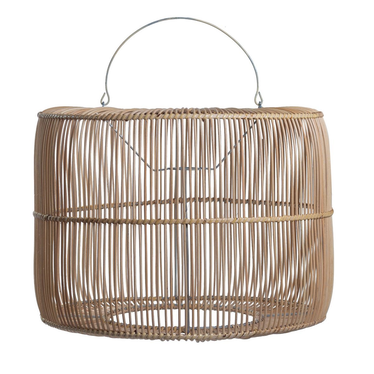 Rattan Lamp | Boho Lampshade | Pendant Light LIKU (2 sizes) - LUXONAS HOME