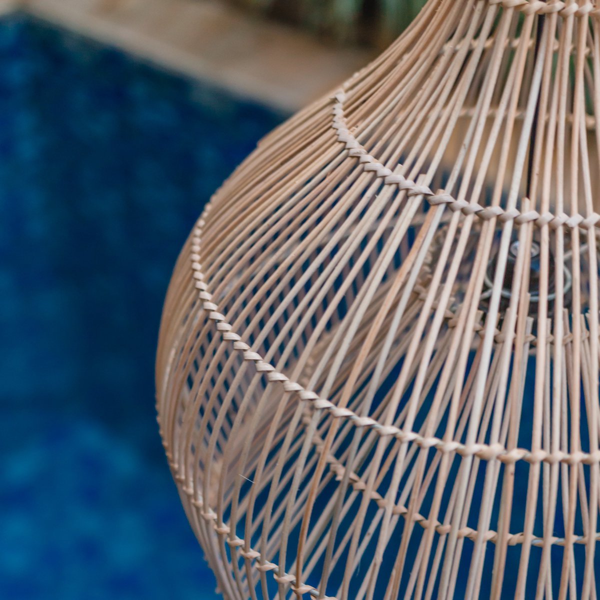 Rattan Lamp | Lampshade | Pendant Light ALAM 40/50 cm - LUXONAS HOME