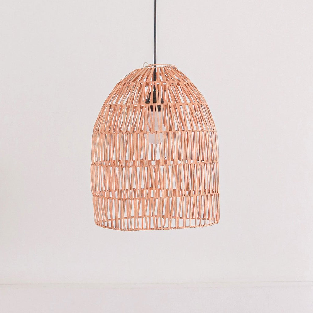 Rattan Lamp | Natural Lampshade | MALUKA Pendant Lamp Made of Natural Fibres (2 sizes) - LUXONAS HOME