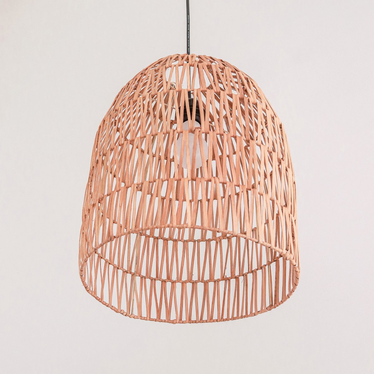 Rattan Lamp | Natural Lampshade | MALUKA Pendant Lamp Made of Natural Fibres (2 sizes) - LUXONAS HOME