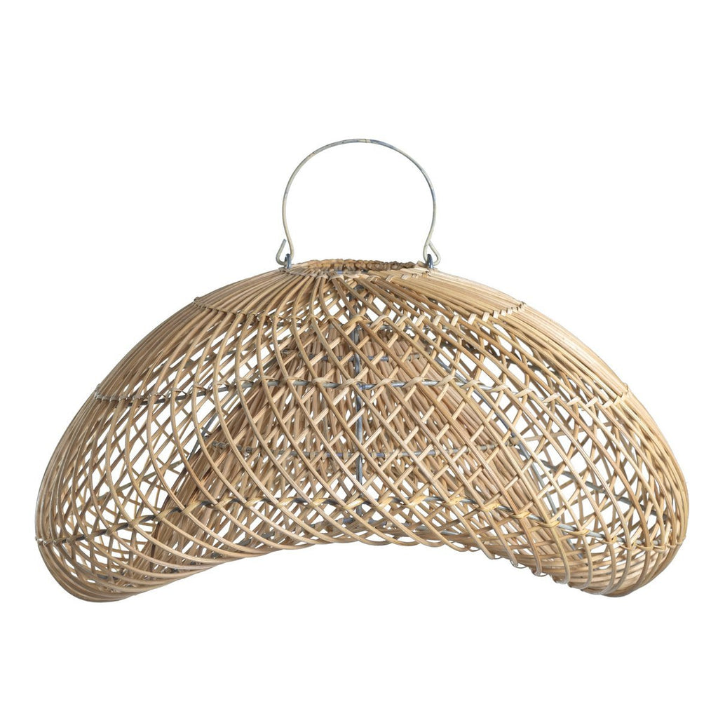 Rattan Lamp | PADMA Lampshade (2 sizes) - LUXONAS HOME