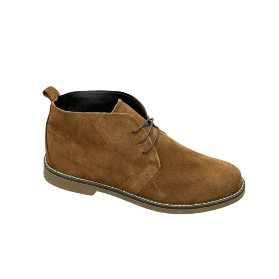 Real Leather Suede Desert Boot - LUXONAS HOME