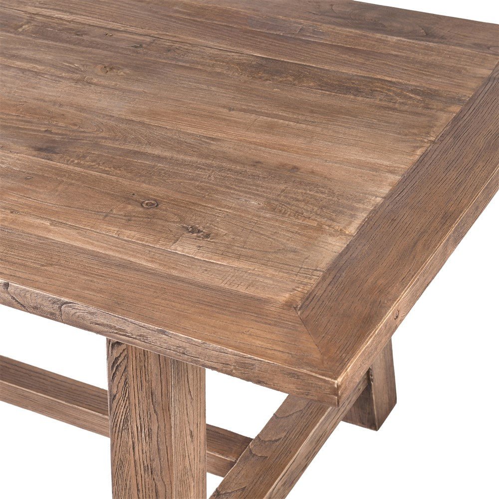Reclaimed Elm Dining Table - LUXONAS