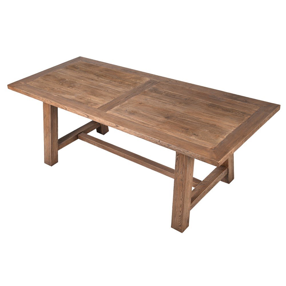 Reclaimed Elm Dining Table - LUXONAS