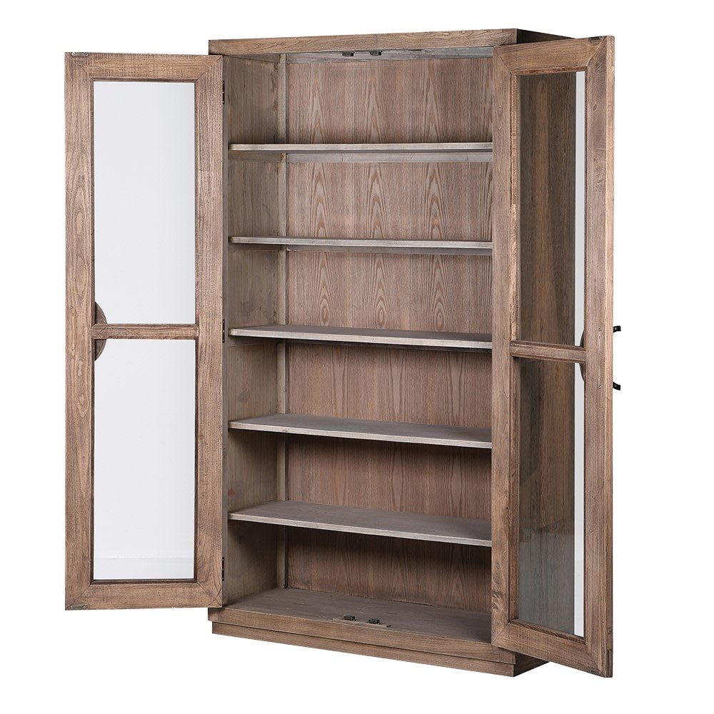 Reclaimed Oak Kork 2 Door Cabinet - LUXONAS HOME
