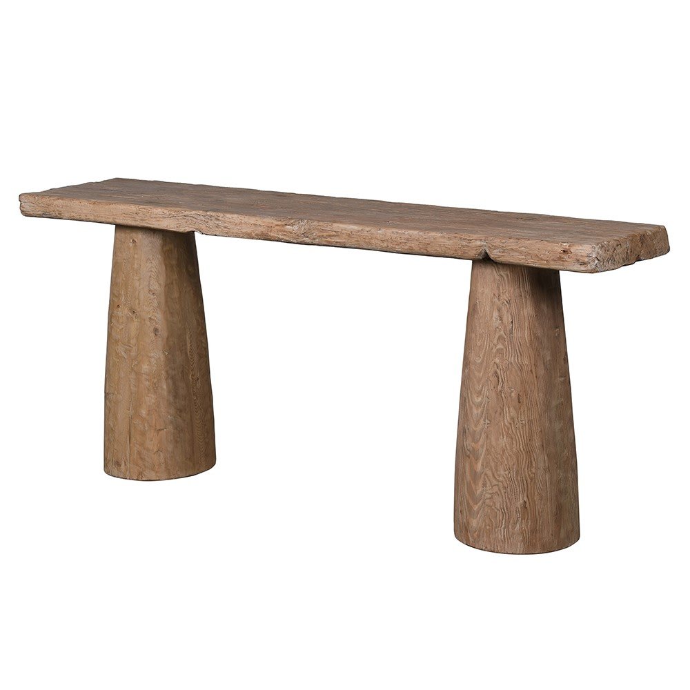 Recycled Pine Tapered Console - LUXONAS