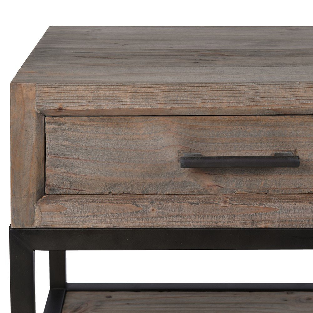 Redal Single Drawer Bedside Table - LUXONAS HOME