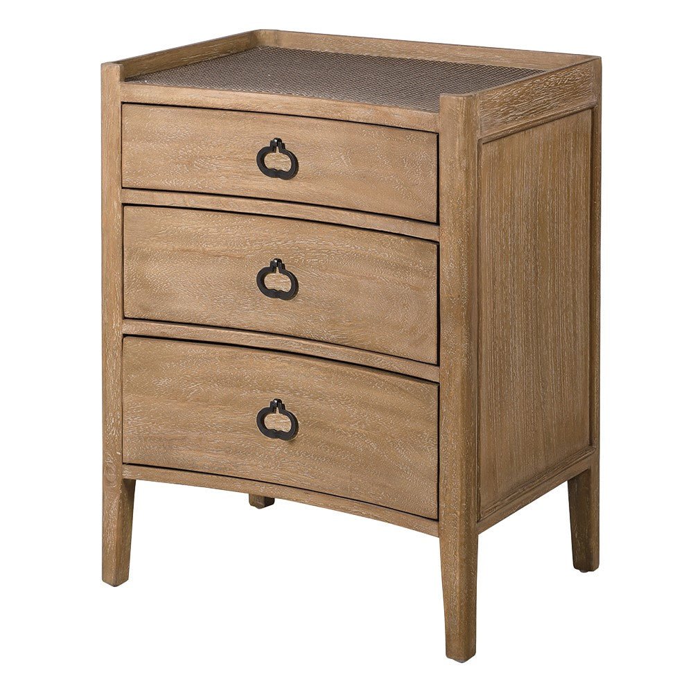 Regal 3 Drawer Bedside - LUXONAS