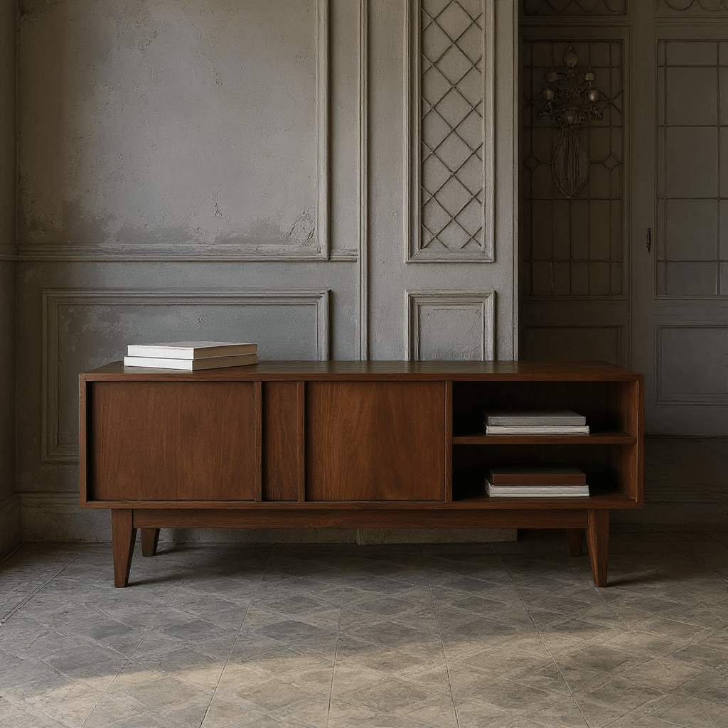 Regal Mango TV Unit - Stylish and Functional Storage Solution - LUXONAS