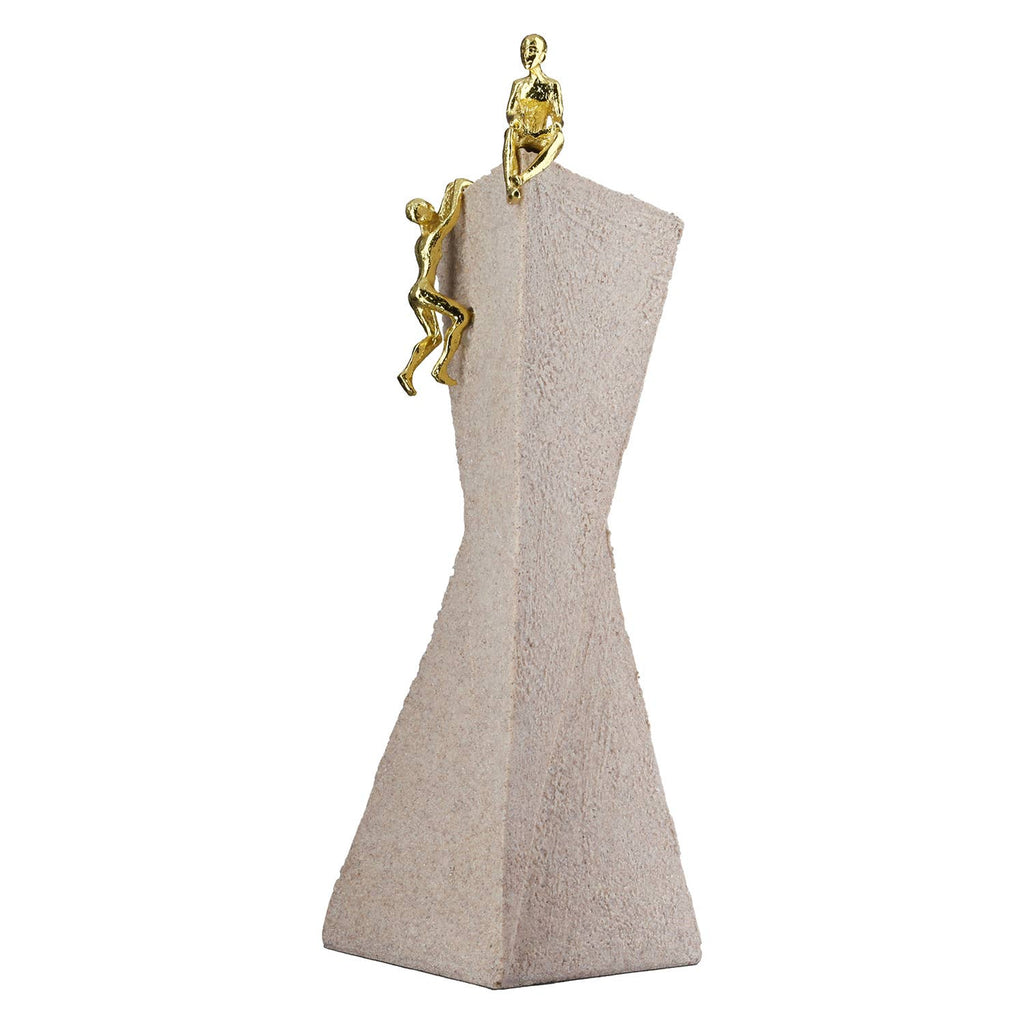 Resin People on Base Sculpture - LUXONAS HOME