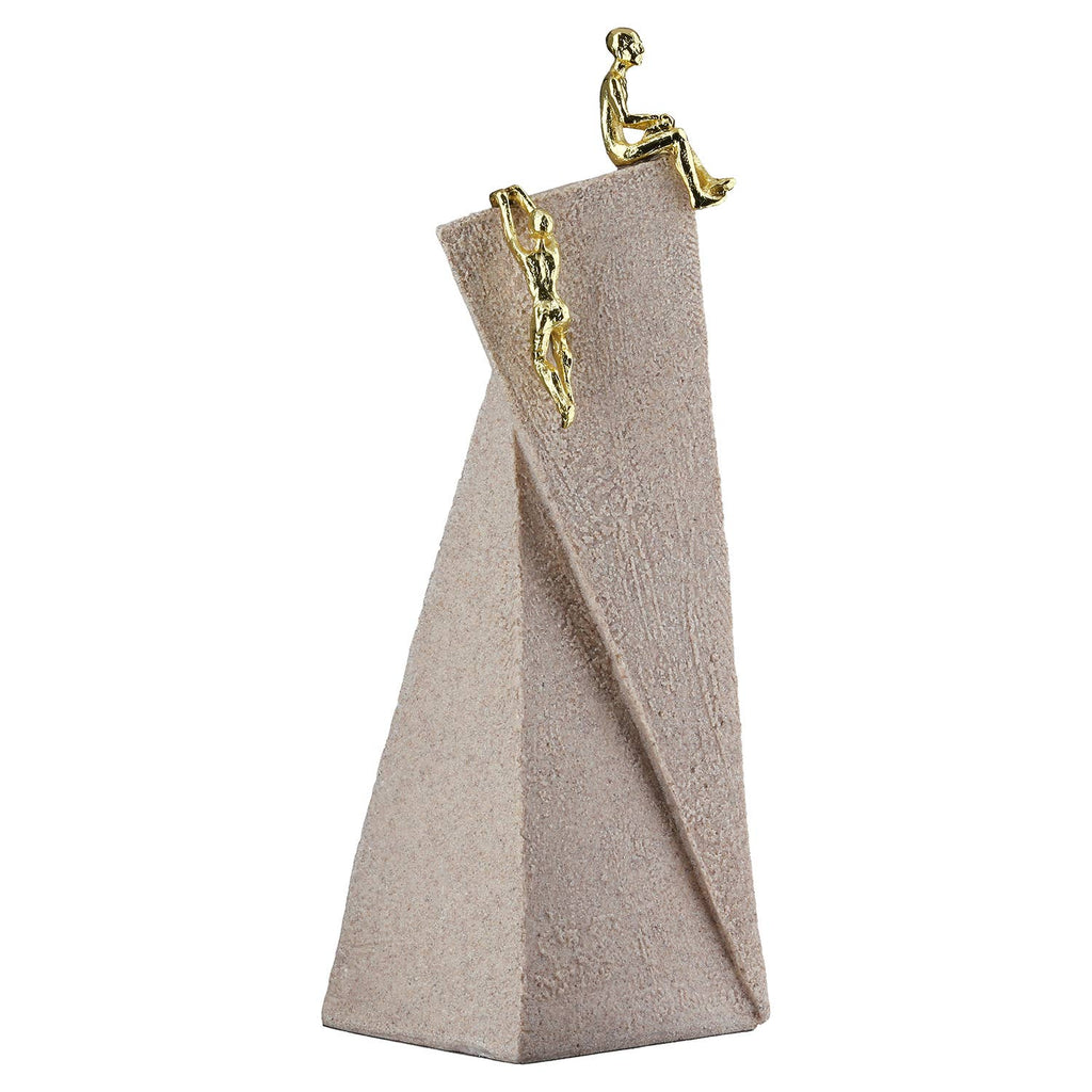 Resin People on Base Sculpture - LUXONAS HOME