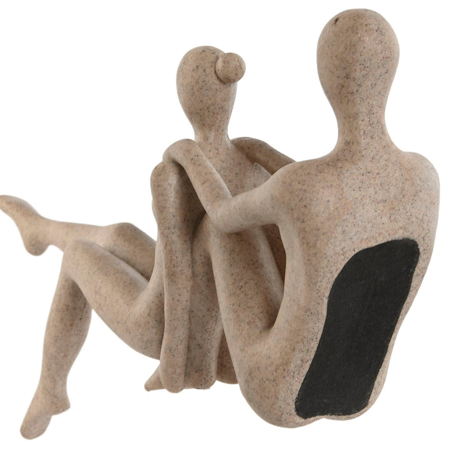 Resin Yoga Figure Sculpture