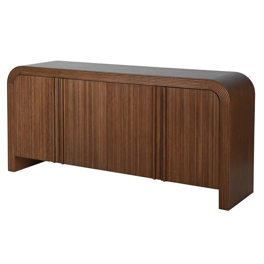 Revalo 4 Door Ribbed Sideboard