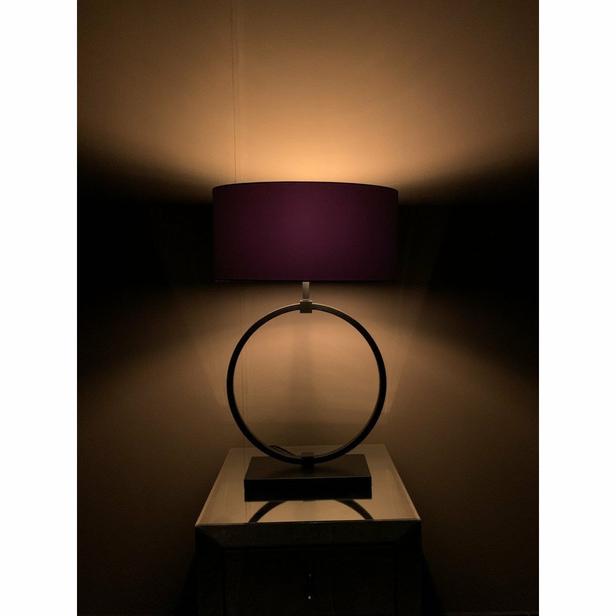 Ring lamp Black L - LUXONAS HOME