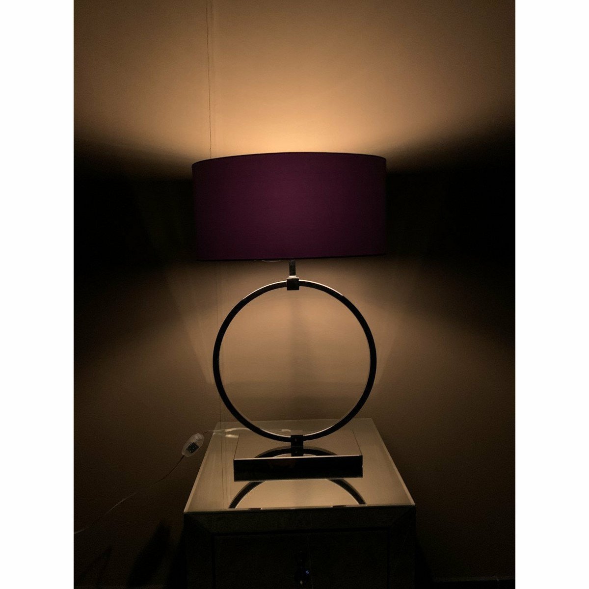 Ringlamp Chroom L - LUXONAS HOME