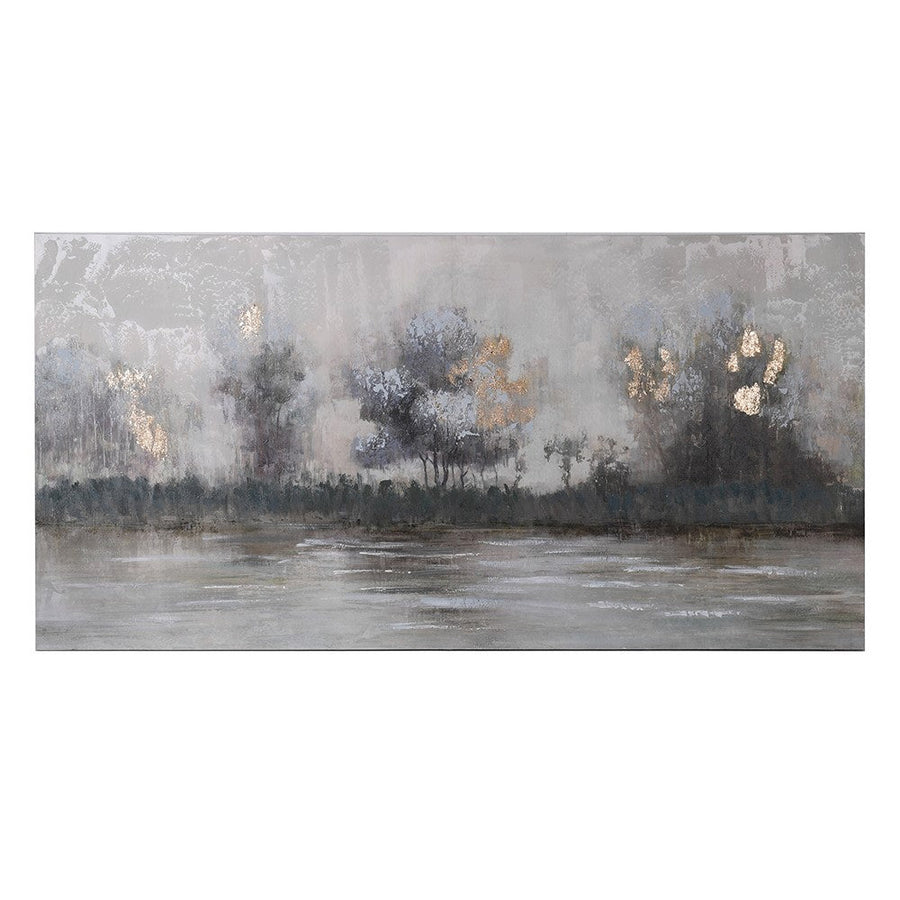 River Scene Oil Painting