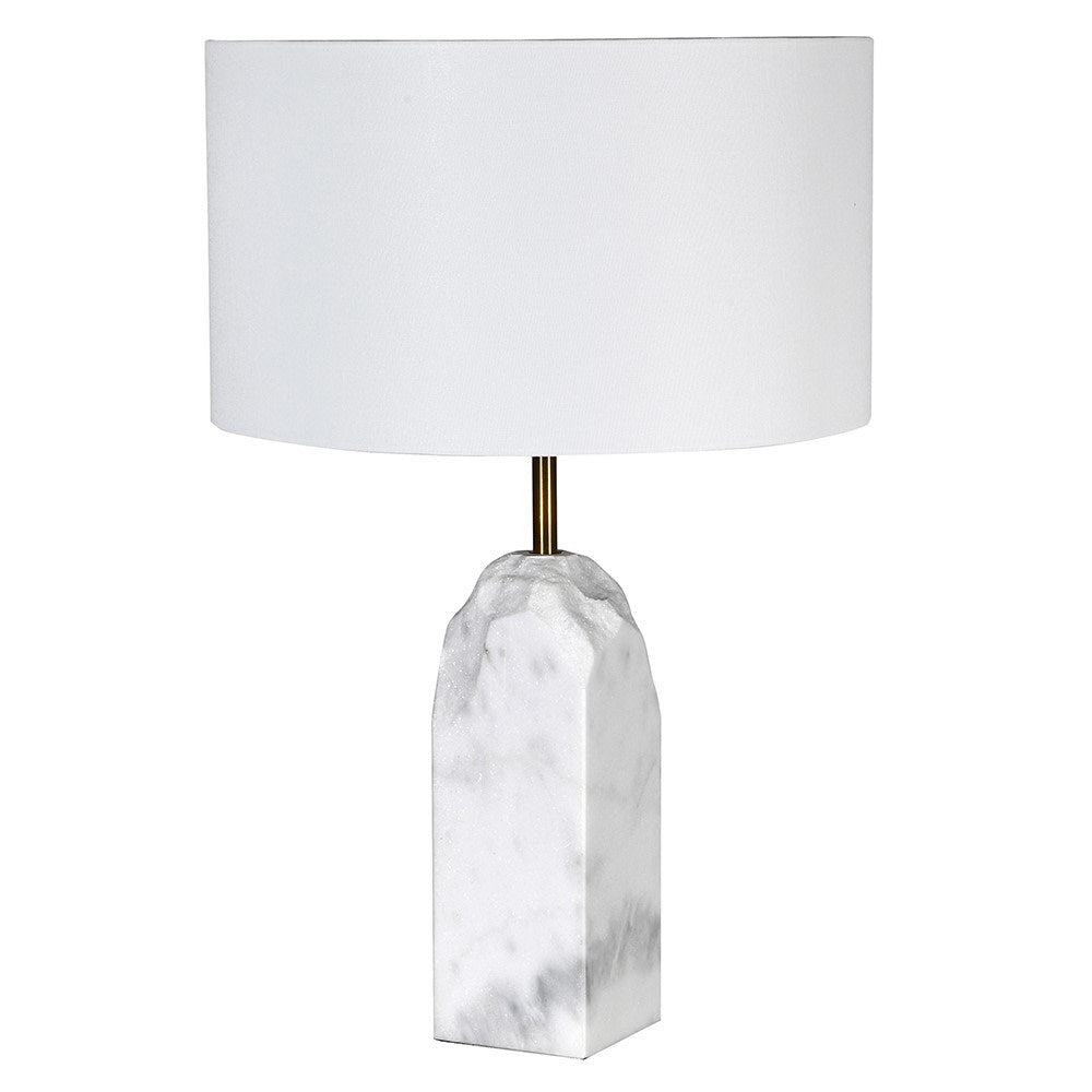 Rock Shaped Marble Table Lamp - Modern Elegance