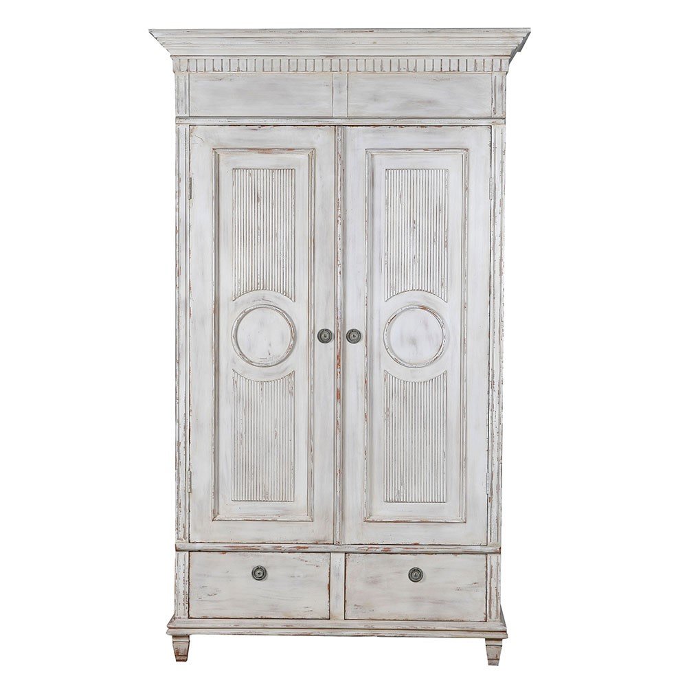 Rococo 2 Drawer Double Wardrobe - LUXONAS HOME