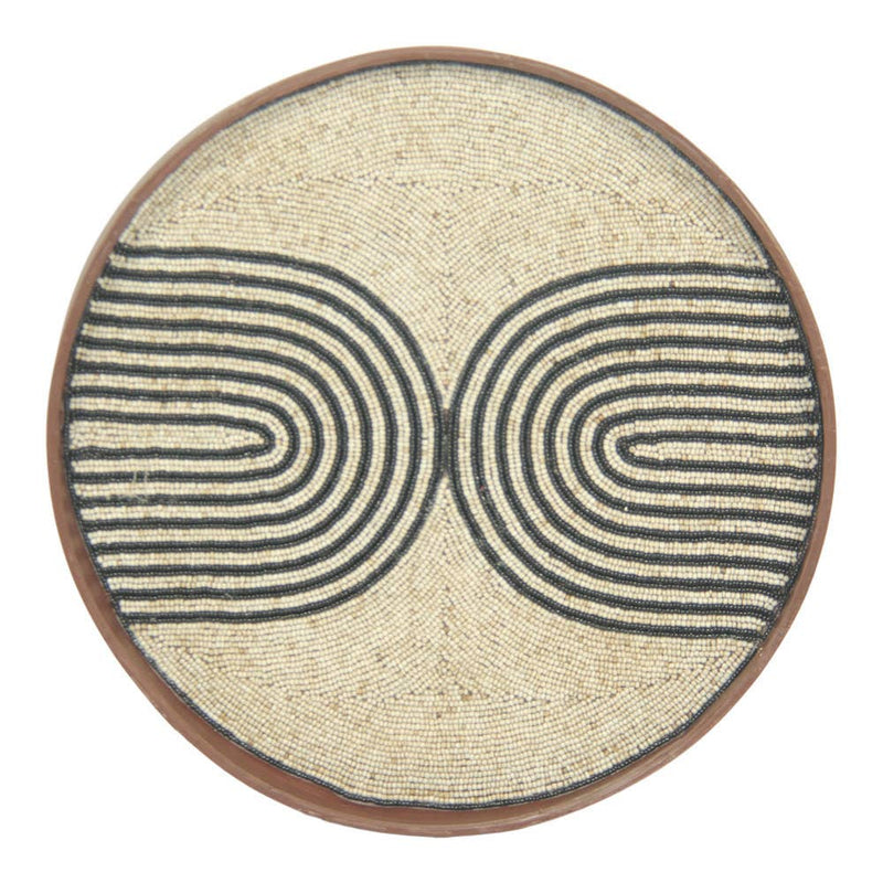 Round Arches Beige Small Tray