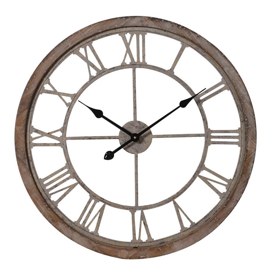 Round Cut-Out Wall Clock
