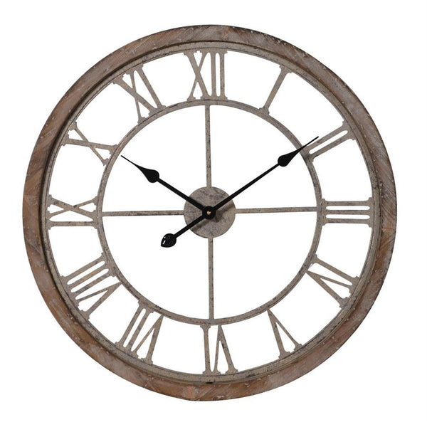 Round Cut-Out Wall Clock