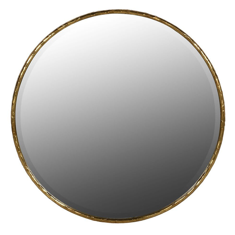 Round Gold Era Mirror - Elegant Decorative Wall Mirror